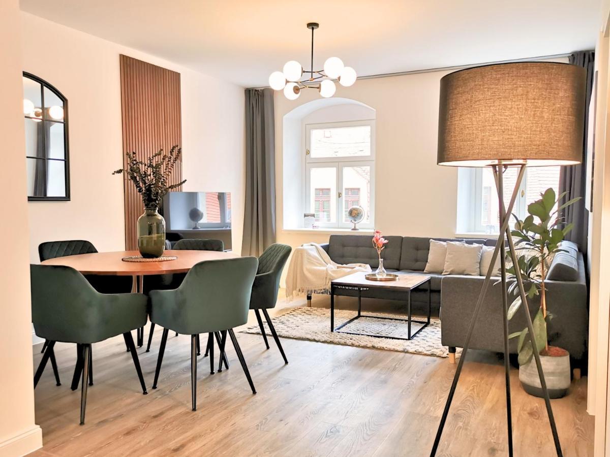 Fynbos Apartments Deluxe, Balkon, Historisch, Parkplatz Майсен Екстериор снимка