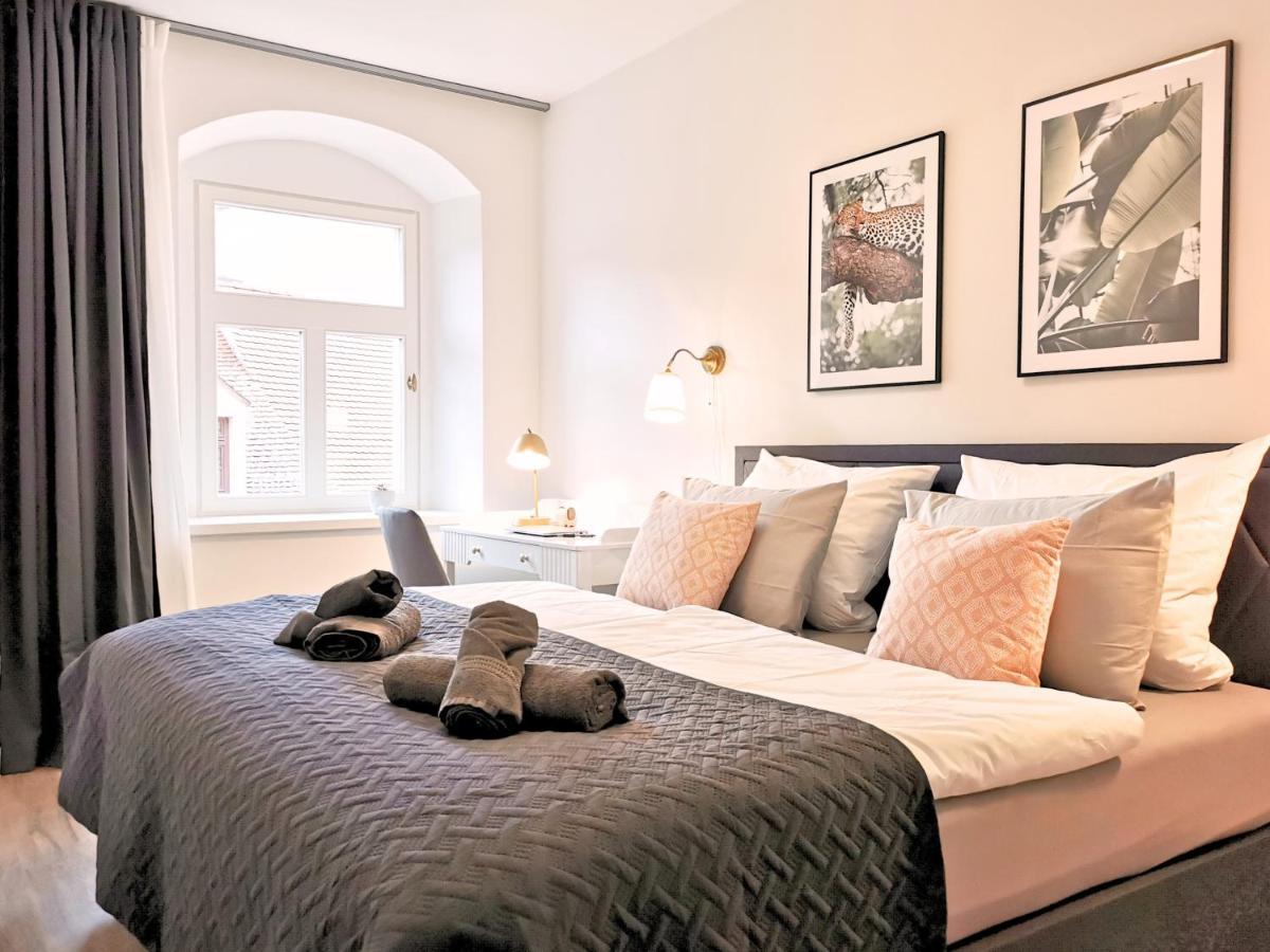 Fynbos Apartments Deluxe, Balkon, Historisch, Parkplatz Майсен Екстериор снимка